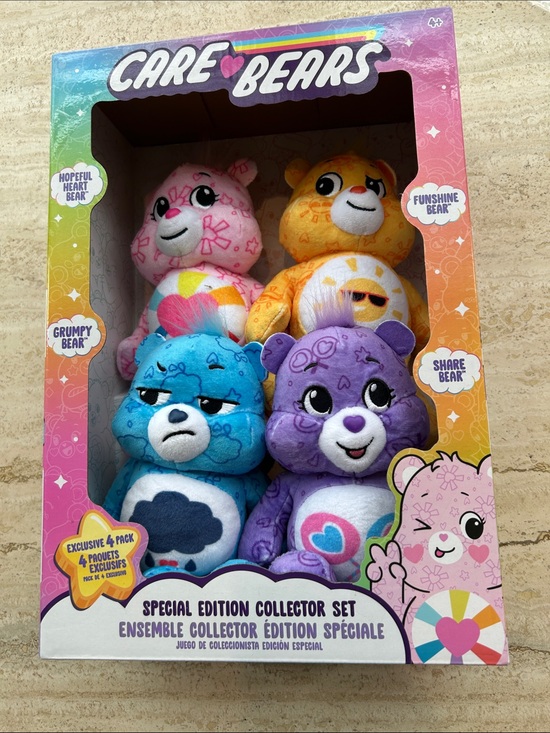Care Bears Other - NEW 🆕 Care Bears 4-Pack Collector Plush Set - Special edition / 8” each